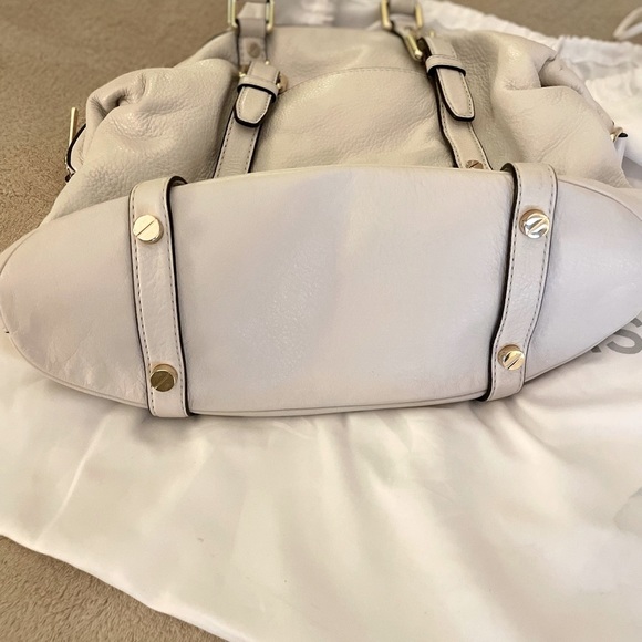 Michael Kors Leather Vanilla Satchel Handbag - Medium - Picture 9 of 12